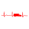 ECG HEARTBEAT TRUCK truck red