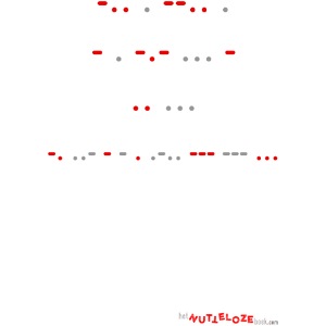 nutteloze morsecode