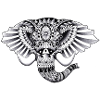 Elephant Ornate Drawing