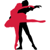 Vector Ballet dancer Silhouette