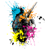 Unicorn Skull