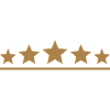 5 stars + line below