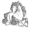 Zombi Pony White
