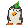 Party Pinguin Einhorn