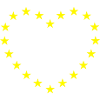 EU Stars, heart,