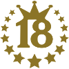 18 real Stern krone