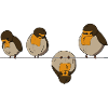Birds on a wire
