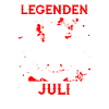 Juillet - légende - anniversaire - DE