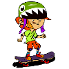Sharkhelm Skateboy