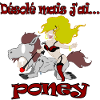 désolé j'ai poney