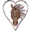 Noble horse head for horse lover Horse horse