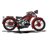 Retro motorcycle