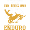Älterer Mann Enduro