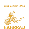 Alter Mann Fahrrad