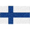 cristal drapeau Finlande