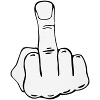 middle finger