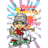 Graffiti boy background