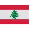 Nationalflagge von Libanon