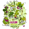 Vegan Hipster Animals