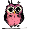 Cute Pink Owl