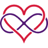 Heart infinity motif / designer