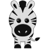Stuffed zebra