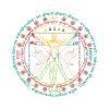 Vitruvian Cosmo Wise Man