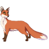 Comic Fuchs Porträt