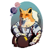 Fuchs Astronaut