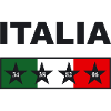 Italia 4 tähden 1934 1938 1982 2006 Italia