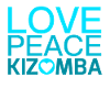 LOVE PEACE KIZOMBA Blue - DanceShirts