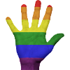 LGBT PRIDE hand
