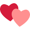 Pink hearts