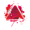 Red rose triangle