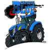 Schöne blaue Grenze