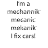 I fix cars