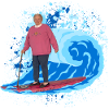 Surf granny