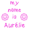 AURELIE MY NAME IS