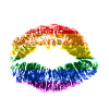 Regenbogenkuss