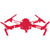 Drohne rot