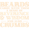 Beards carry crumbs - beard