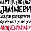 Akademimimi Spruch Geschenk Witzig