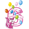 sixth birthday 6 years squirrel