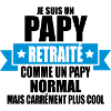 je suis un papy retraité