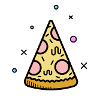 A piece of pizza t-shirt