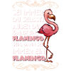 Lustiger Flamingo Spruch Vogel Geschenk