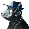 Monkey graffiti by CustomStyle
