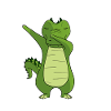 Crocodile Dancing - Crocodile Dabbing Dancing