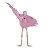 Dancing Flamingo - Flamenco Dabbing Dance