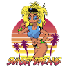 Sunset Dreams Pinup Retro